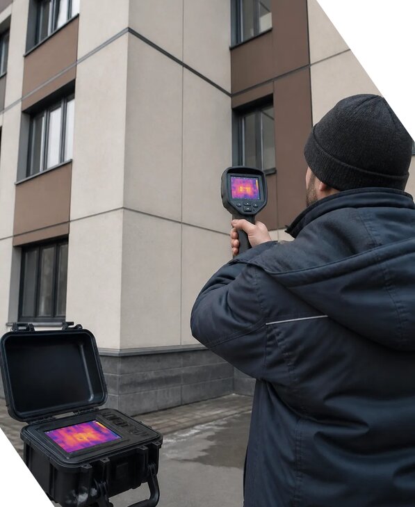 Тепловизионное обследование зданий и сооружений в Кингисеппе